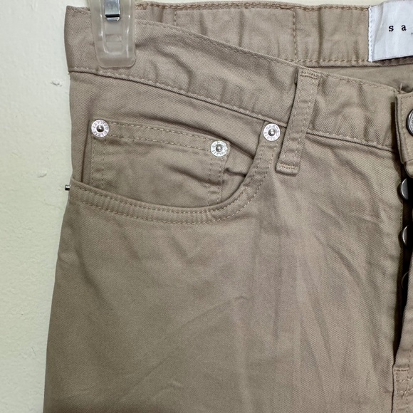 Sandro Paris Khaki Skinny Jeans in Etroit Style Size 29 - Picture 5 of 12